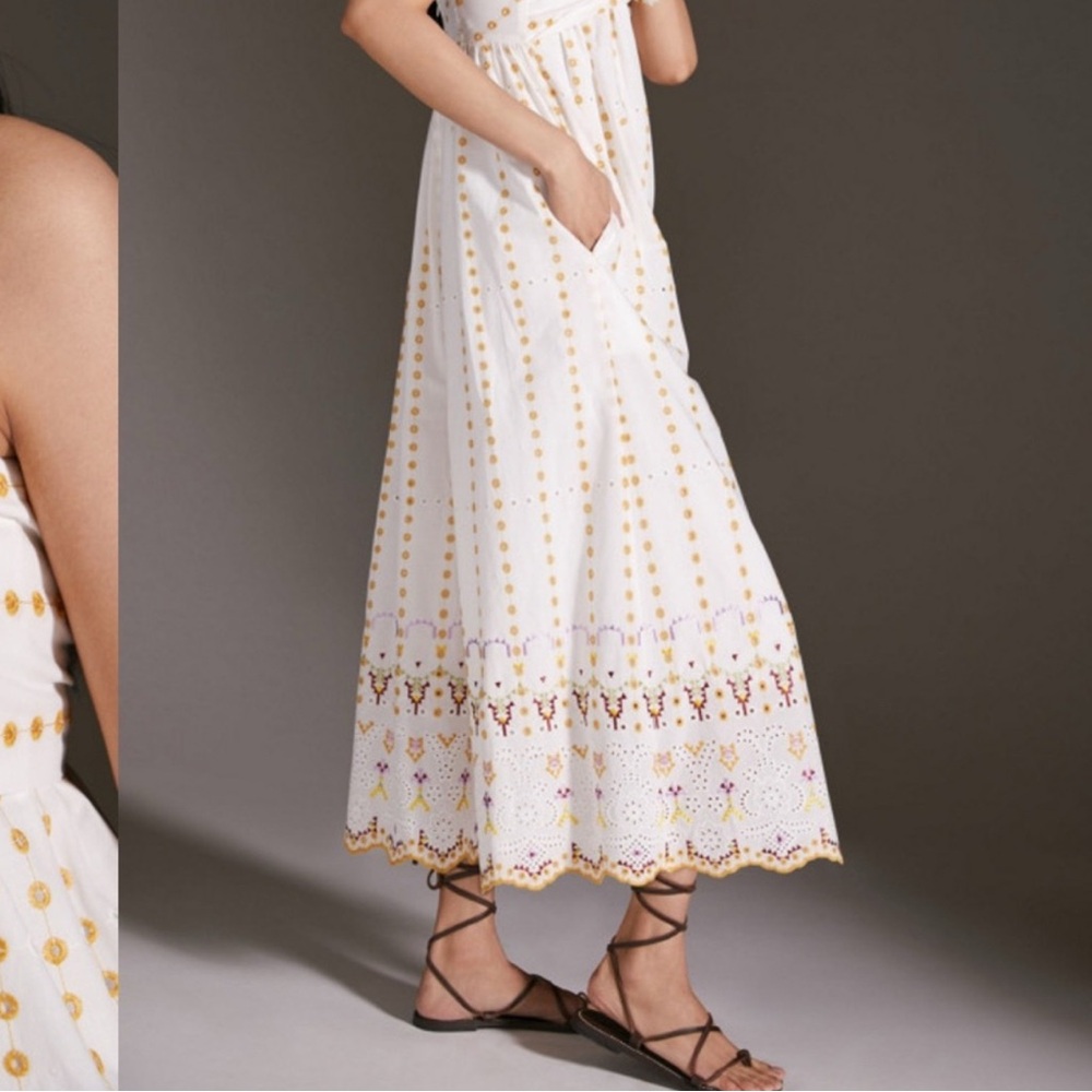 By Anthro Eyelet Embroidered Jumpsuit - Picture 2 of 5